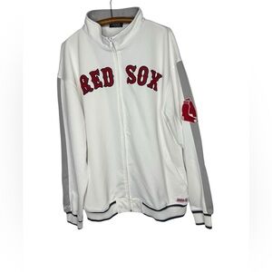 Boston Red Sox MLB Stitches Full Zip Track Jacket White Men’s XL